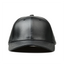 Vegan Leather Baseball Hat - Black